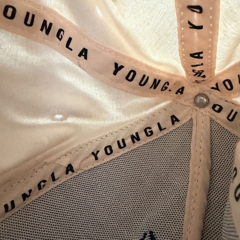 YoungLA Floral Hummingbird Embroidered Baseball Cap Beige Adjustable Cotton Hat - Picture 14 of 15